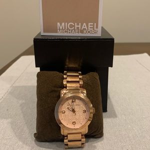 Michael Kors Rose Gold Stainless Steel Watch